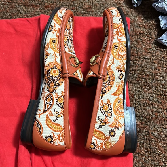 Authentic Gucci Floral Print Mens Shoes - Picture 7 of 15